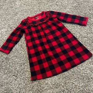 Buffalo plaid 2T flannel Nightgown